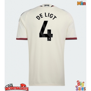 Manchester United Matthijs de Ligt #4 Replica Third Stadium Shirt 2026-27 Short Sleeve